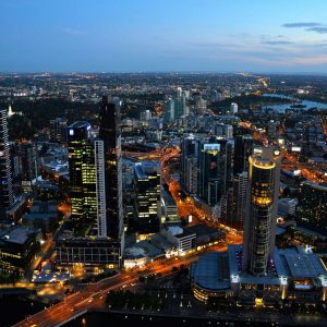 Melbourne at Night, Australia