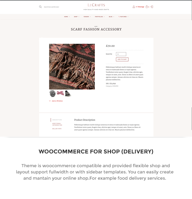 LeCrafts - WooCommerce Marketplace Themes - 3